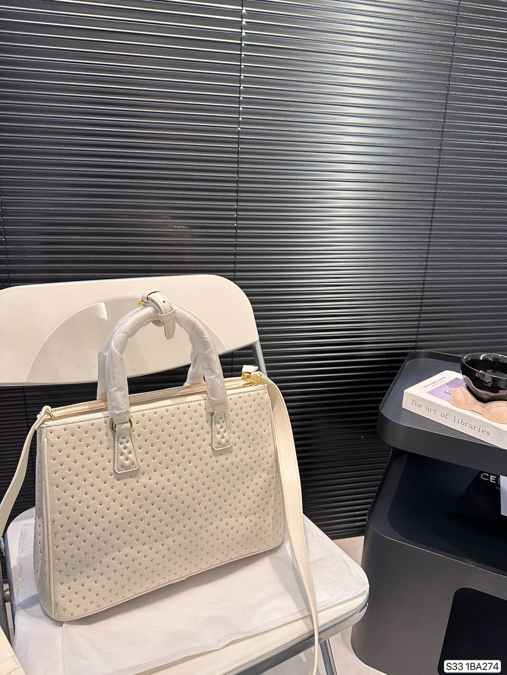 P stylish rivet killer tote bag 0724101412