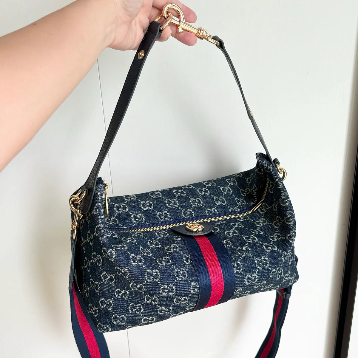 Classic Vintage Floral Denim Bag 1025101506