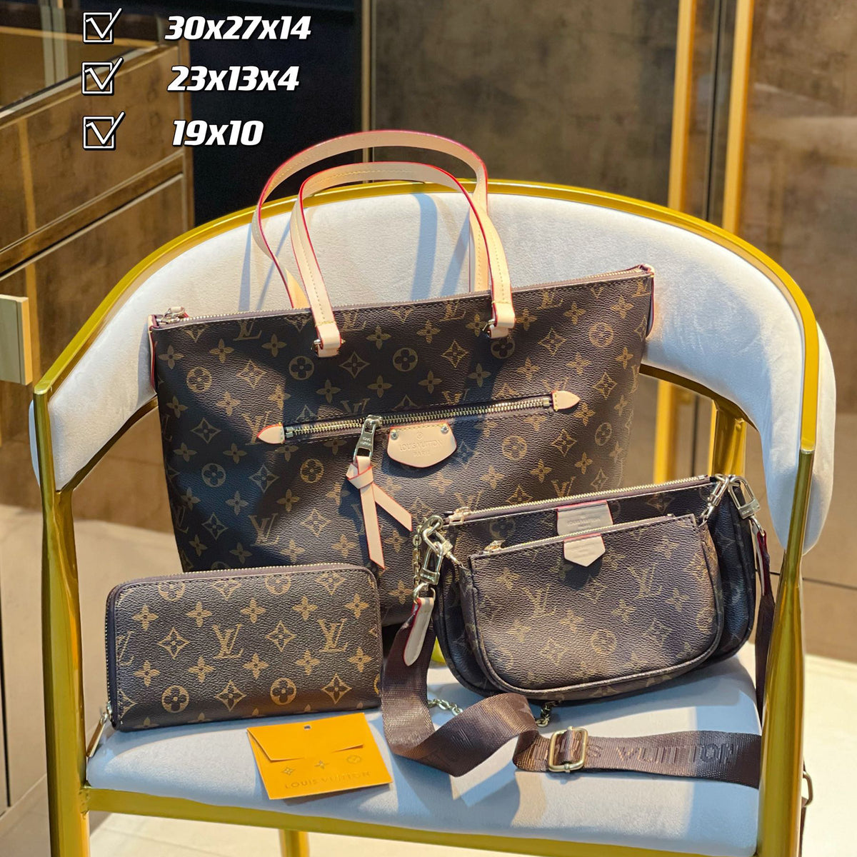 New fashion design style all-match three-piece bag XC7040701