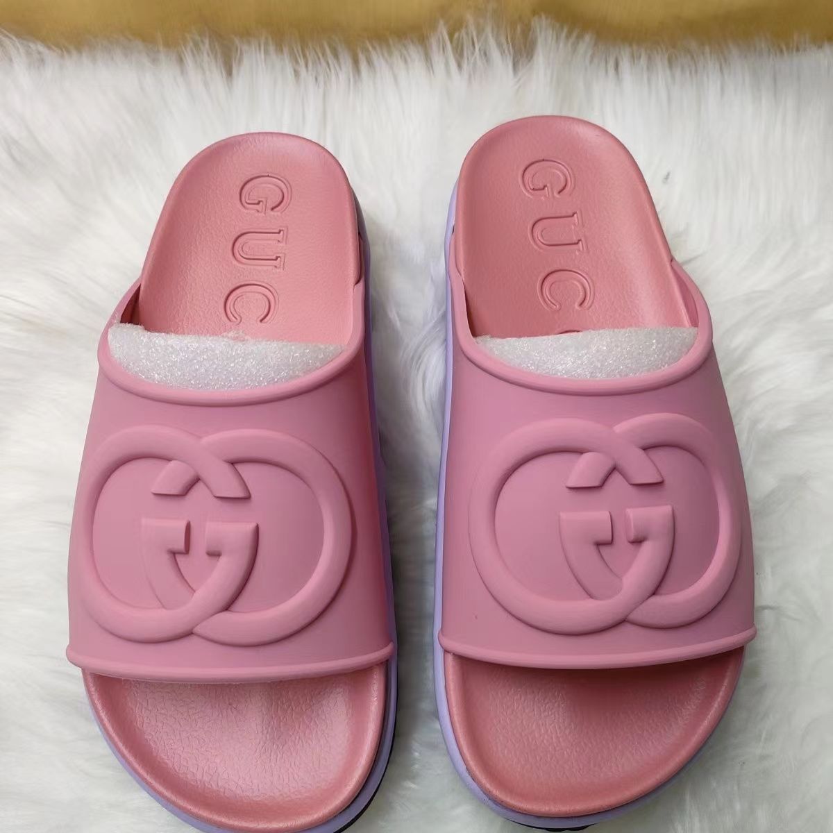 New letter outerwear thick sole sandal PD051903