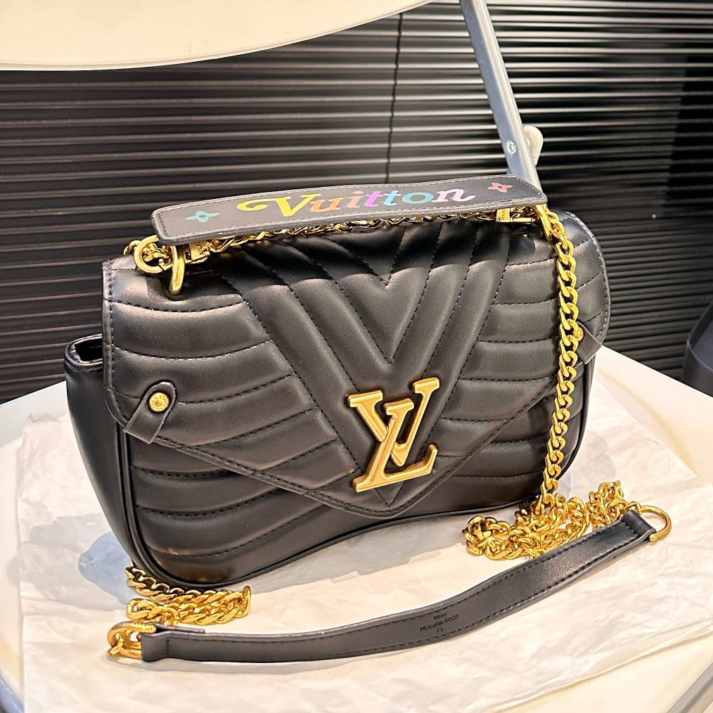 V New Embroidery Single Shoulder Bag 0724082908