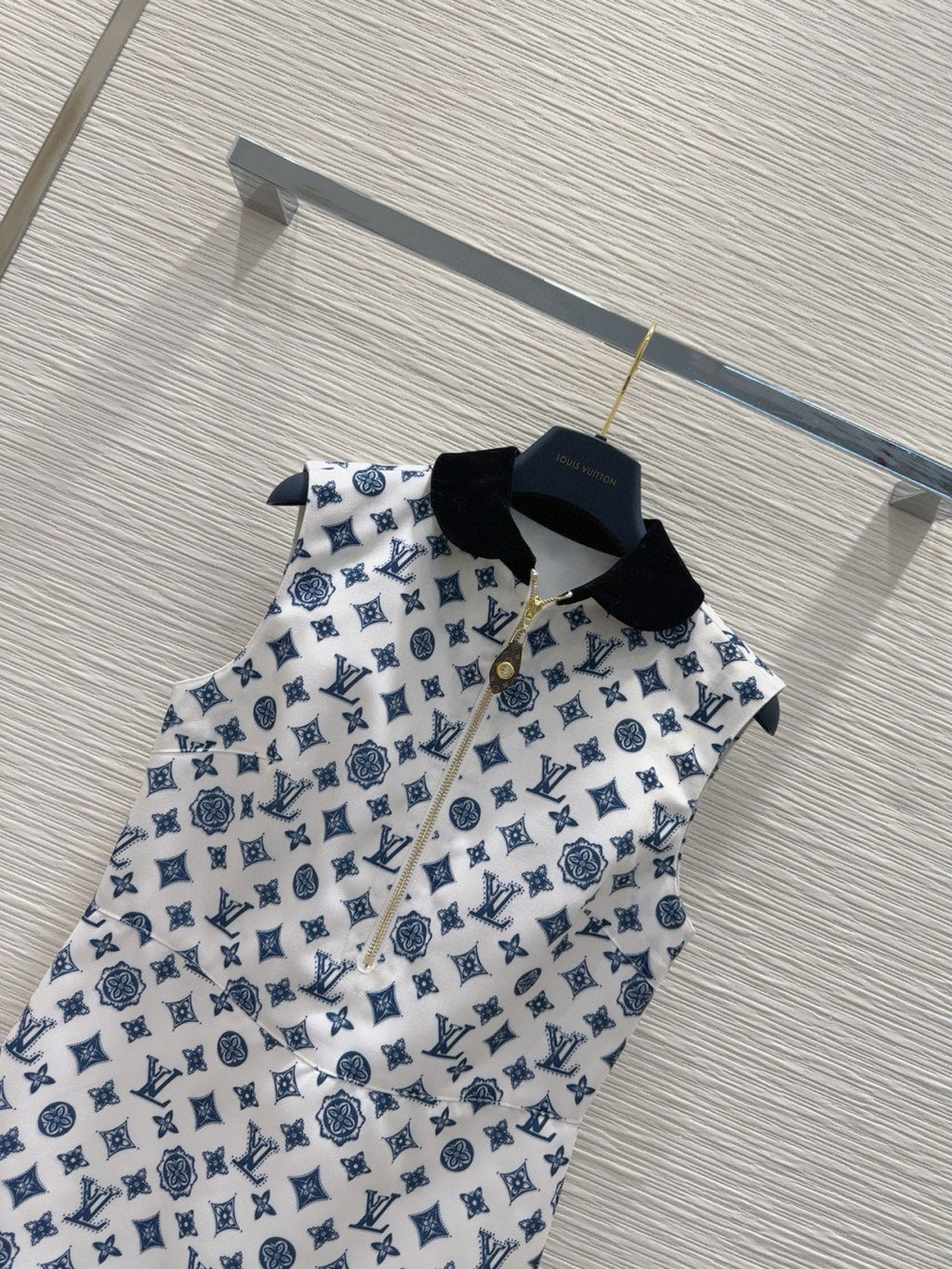 L fashion printed vest dress 0725022808