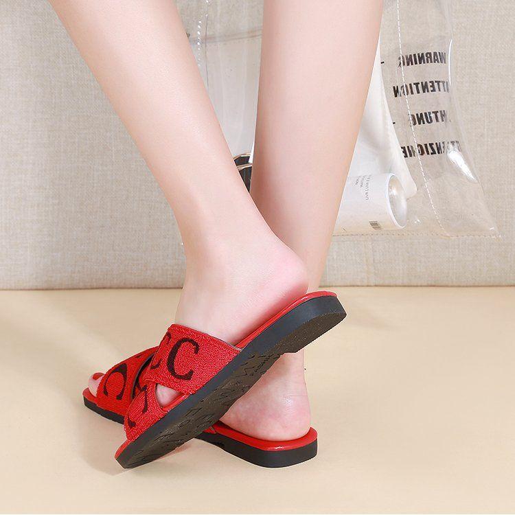 New Cross Elastic Flat Sandals And Slippers 1024040307