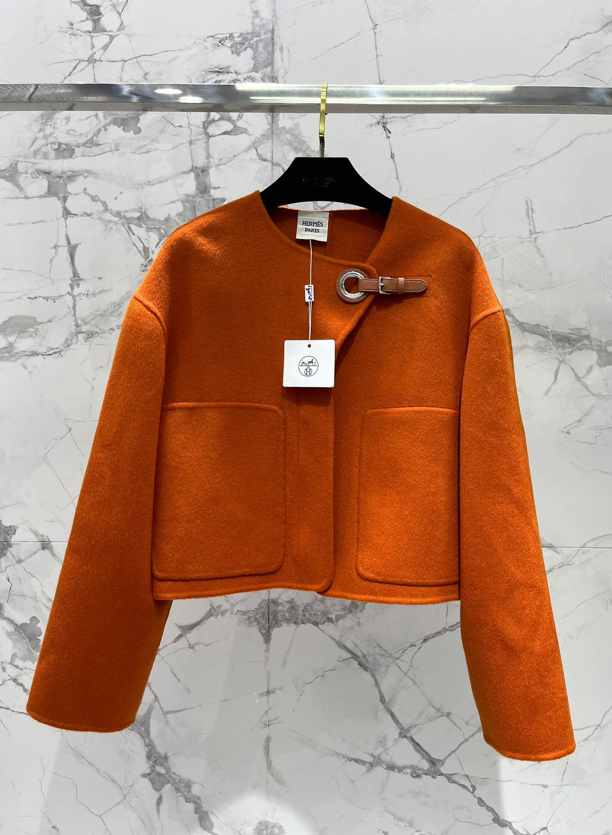 H Fashion Women's Cashmere Short Jacket 0724022302