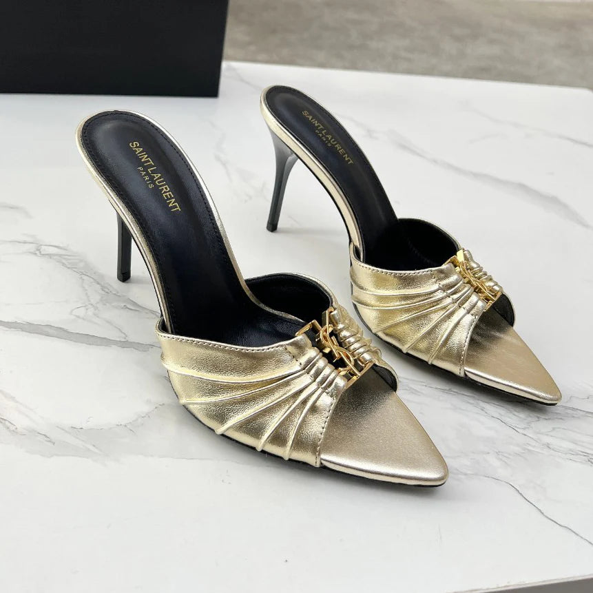 New fashion 9cm high heel sandal slippers 1025031909