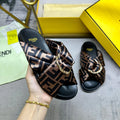 Newest Double Strap Flat Sandal Slippers 1025040202