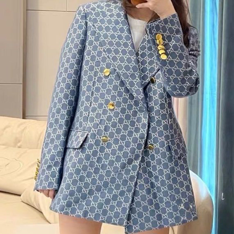 Fashion lapel siLer silk suit PD1023090109