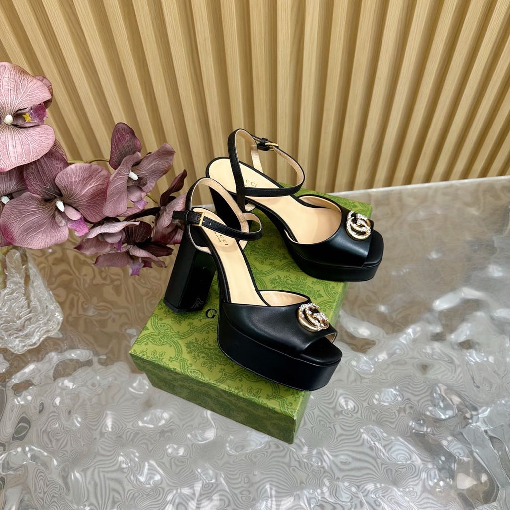 G new fashion ladies leather high heels 0725042007