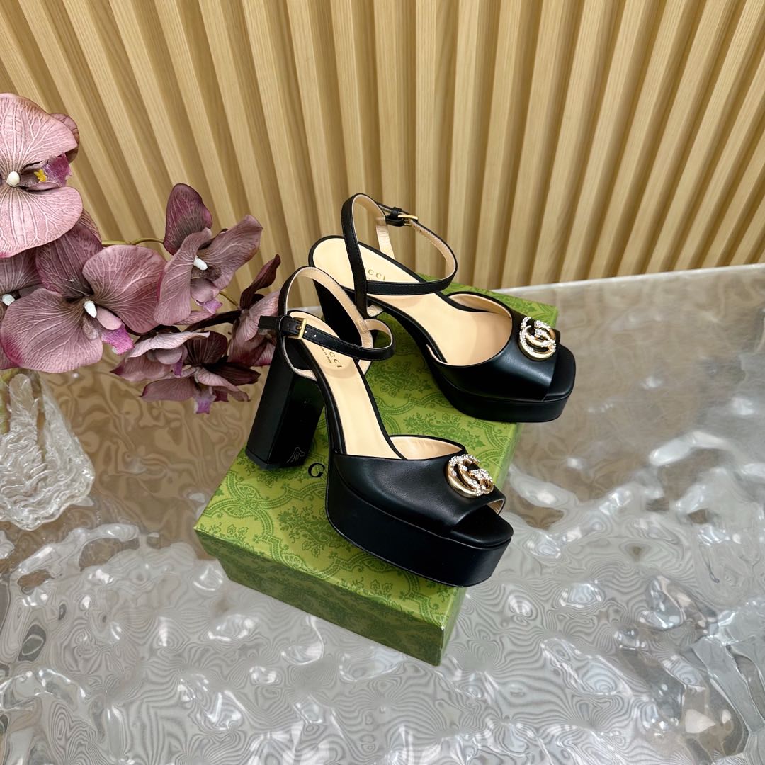 G new fashion ladies leather high heels 0725042007