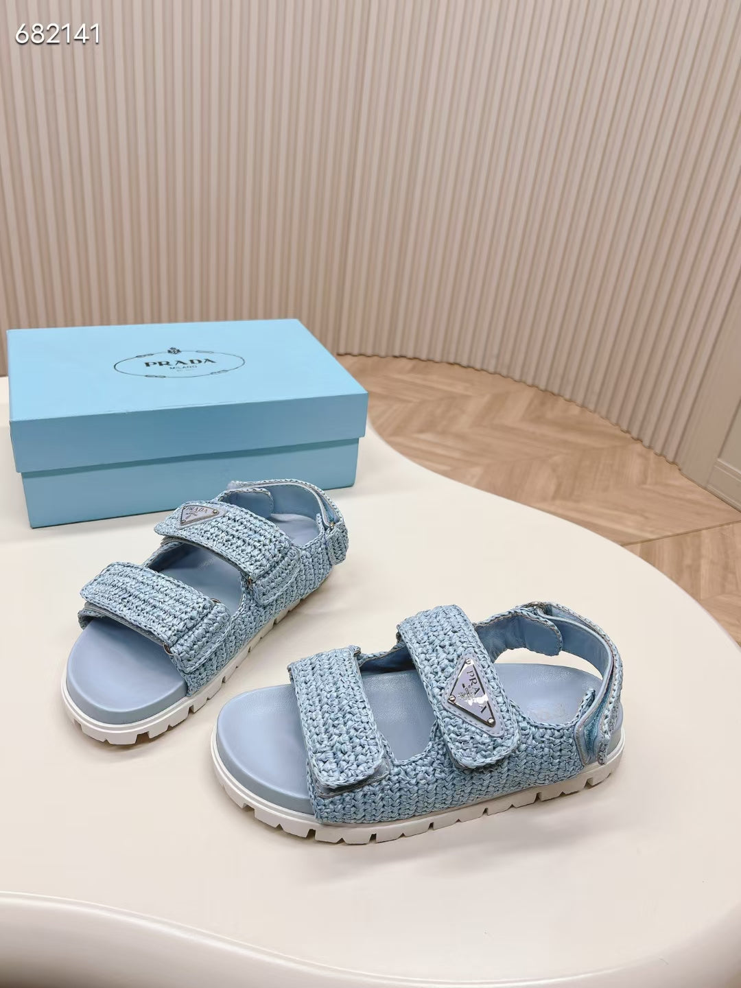 P Woven Strap Sandals 0724071819