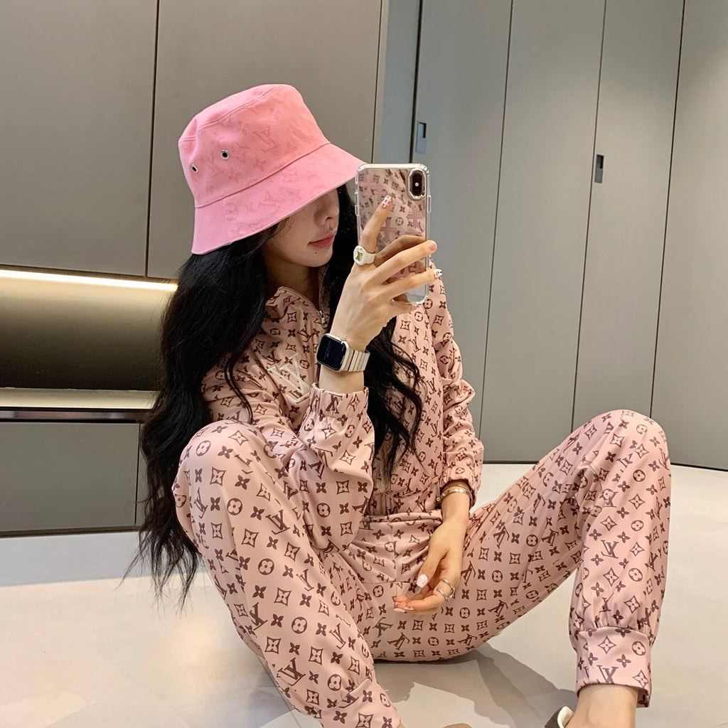 V Fashion letter print set 0724101111