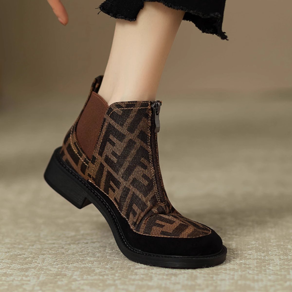 Autumn/Winter Fashion New Mid Heel Martin Boots 1023112316