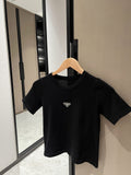 P 24ss new ice silk knitted short sleeves 0724071813