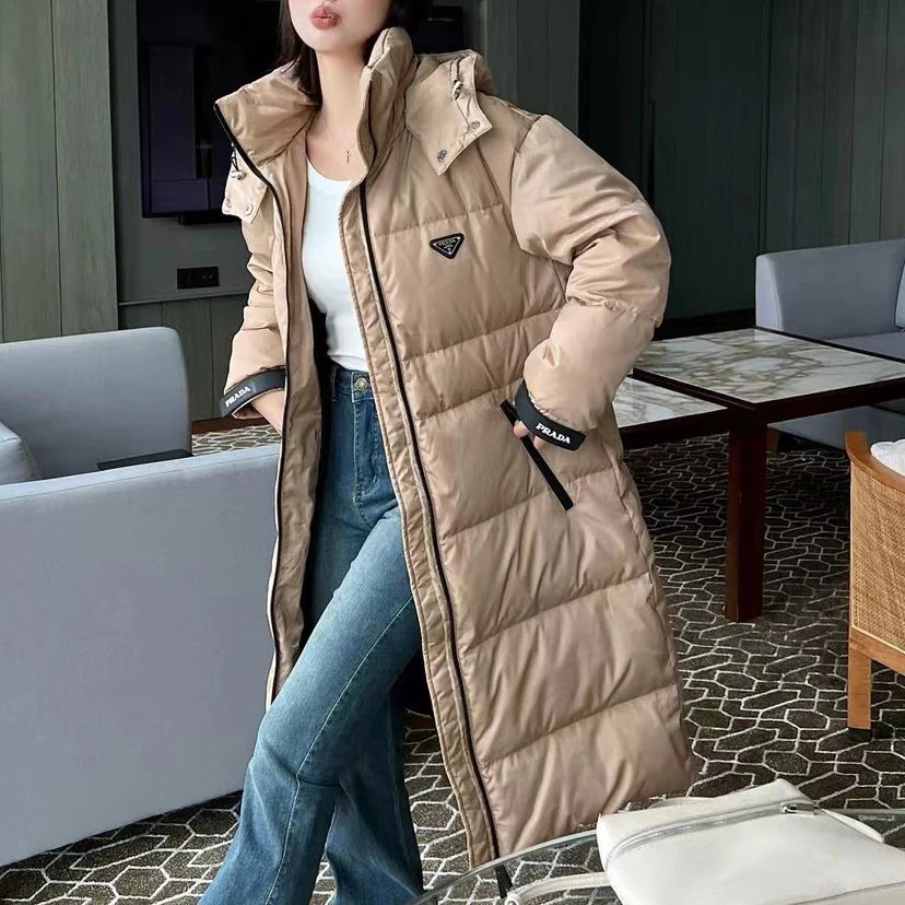 New Hooded Long Coat 1024121607