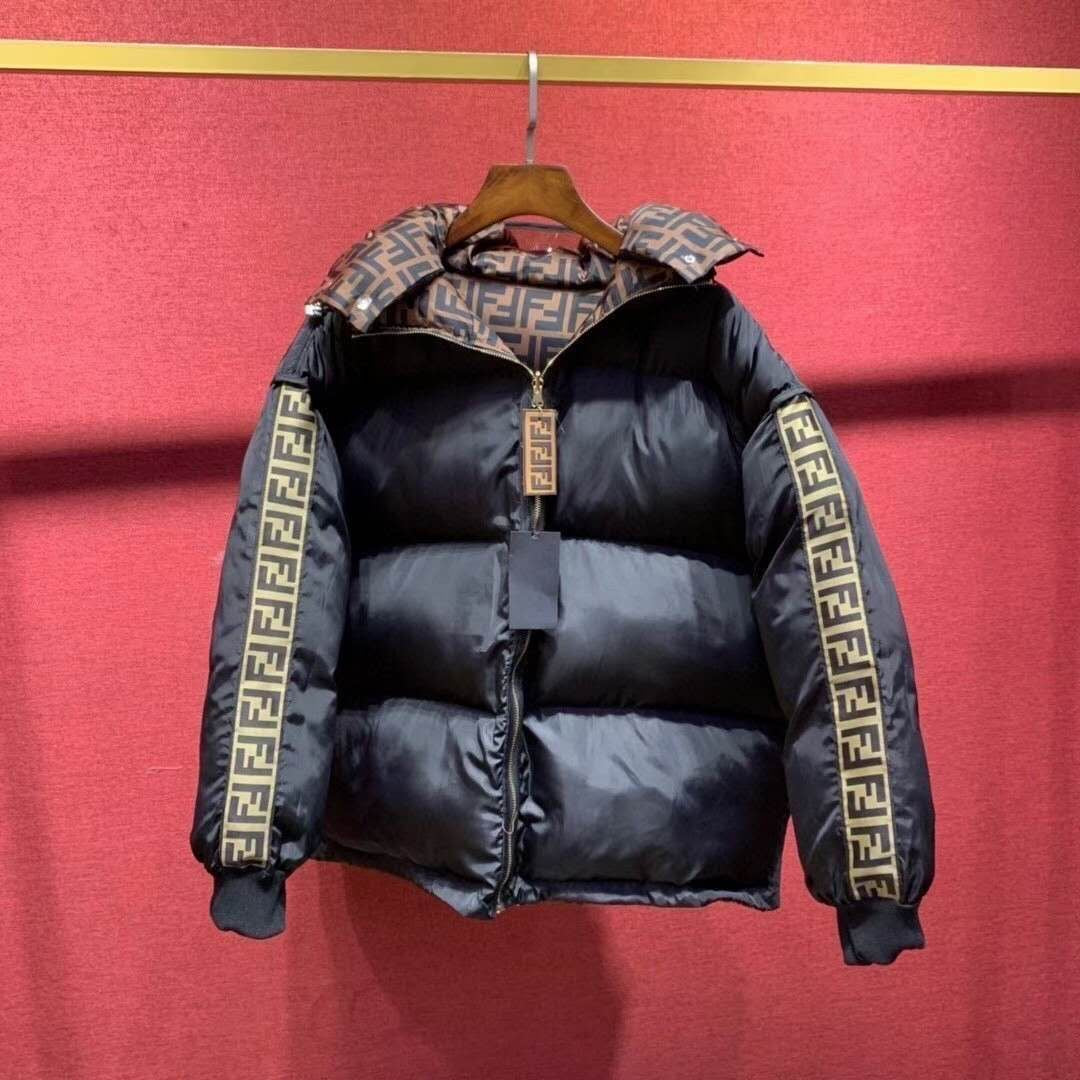 2023 New autumn and winter double-sided down jackets for men and women, loose casual plus veLet warm hooded jackets XC1523092002