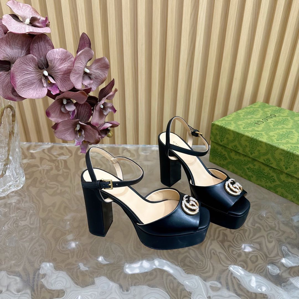 G new fashion ladies leather high heels 0725042007