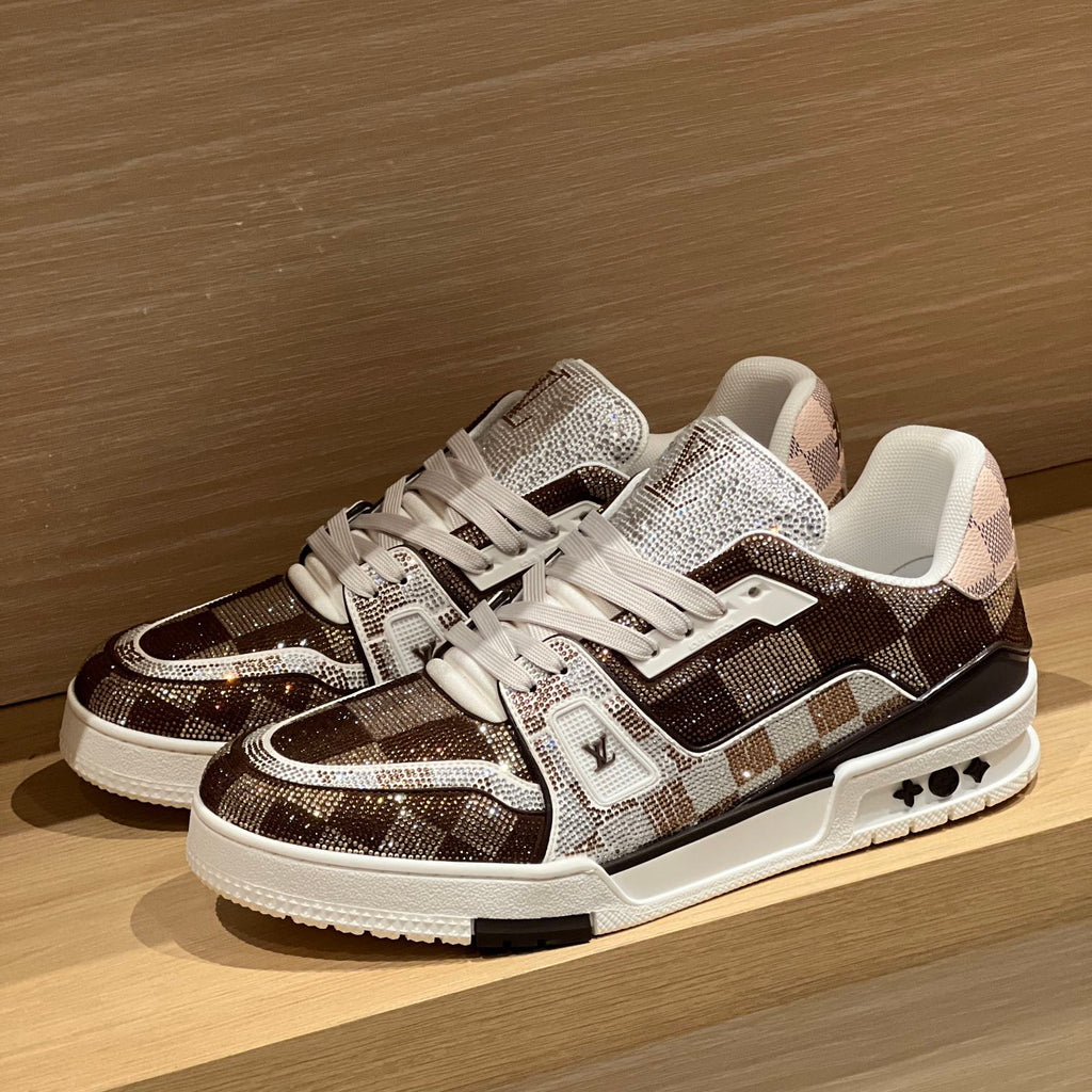 V-full diamond couple sneakers XC0723072508