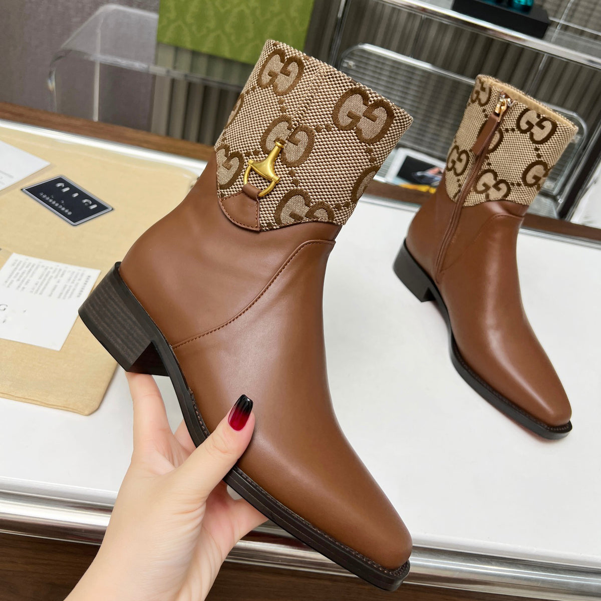 G fashion leather boots XC0723091803