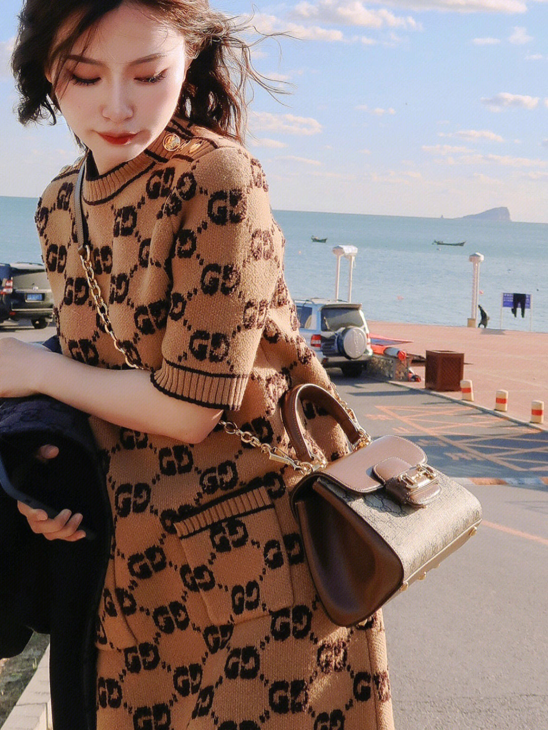 G fashion printed dress XC0723111704