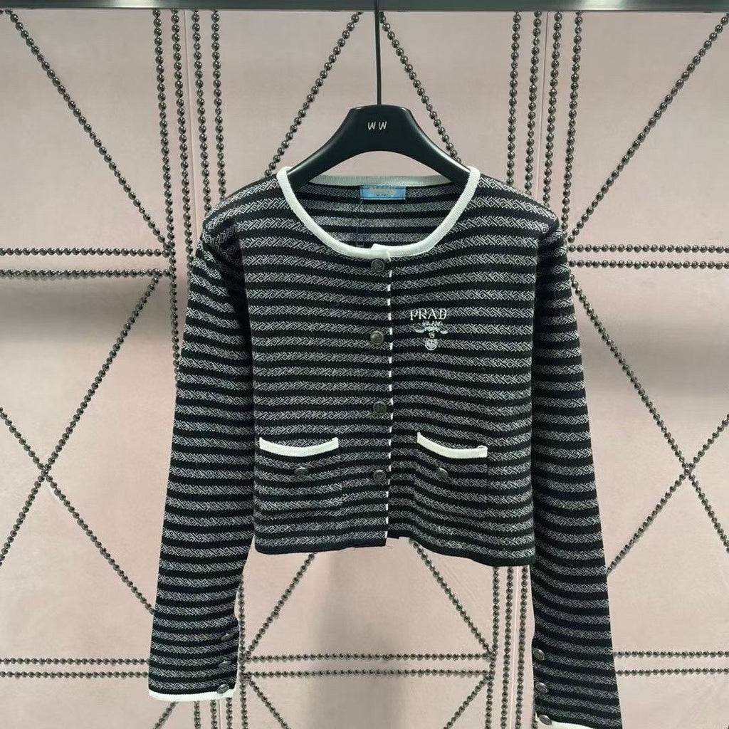 Fashion all-match knitted jacket PD1023081126