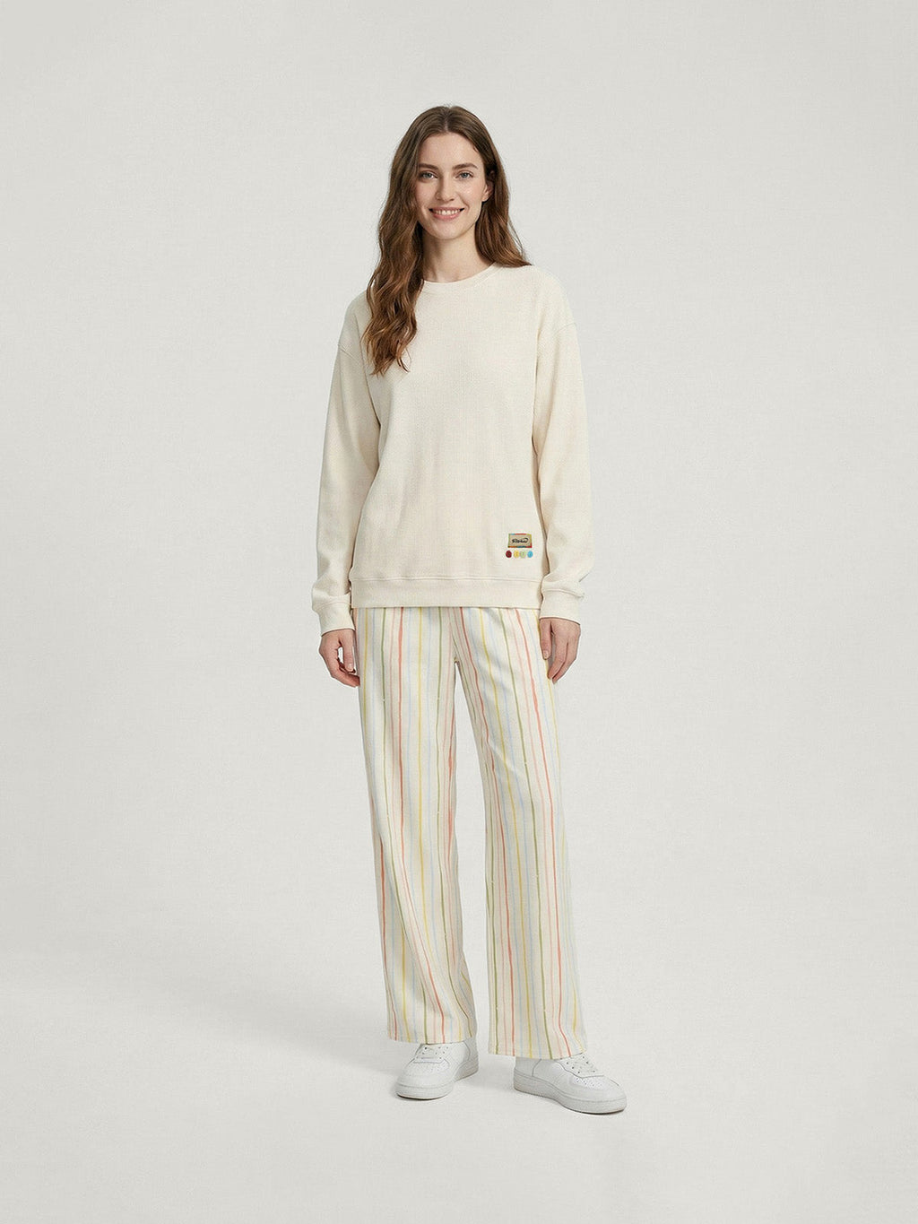 Cozy Nest Fluffy Cotton 2-Piece Pajamas Set for Adults