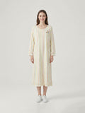 Cozy Nest Fluffy Colorful Striped Pajamas Dress