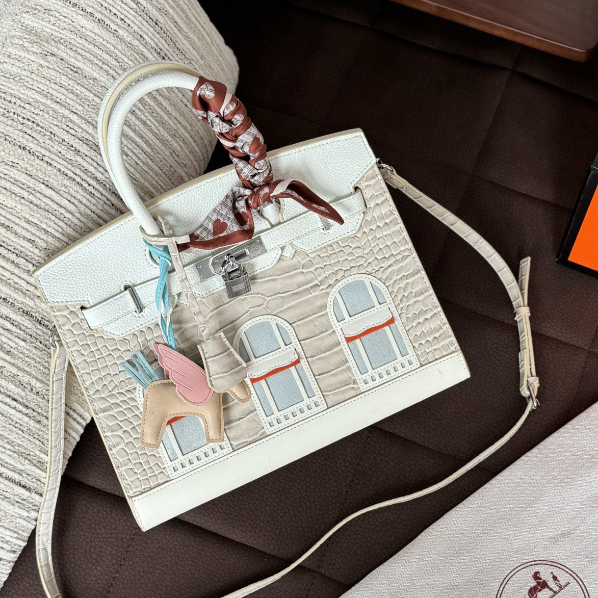 H Birkin platinum handbag 0726070601