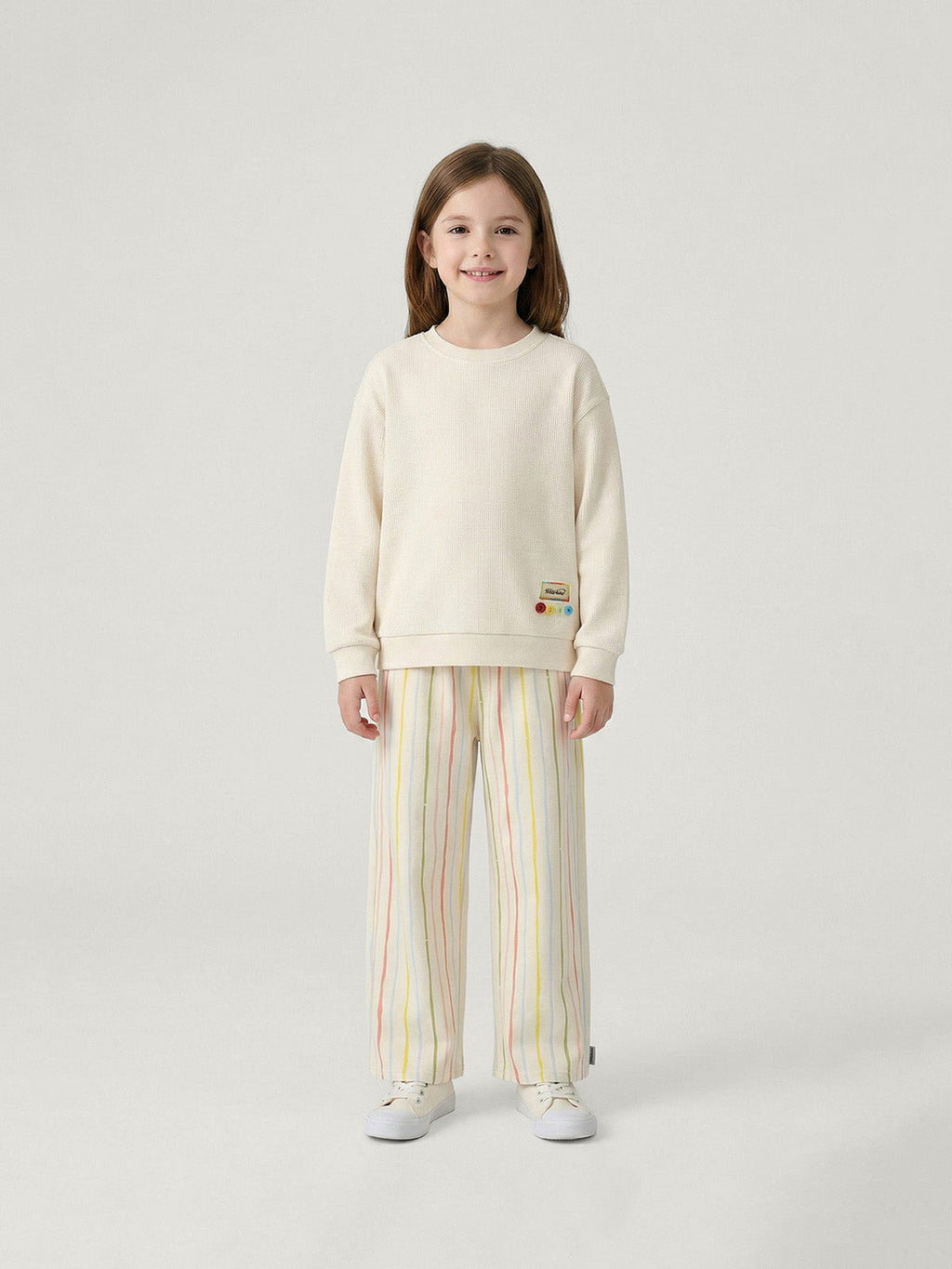 Cozy Nest Fluffy Family Matching Cotton 2-Piece Pajamas Sleepwear Set