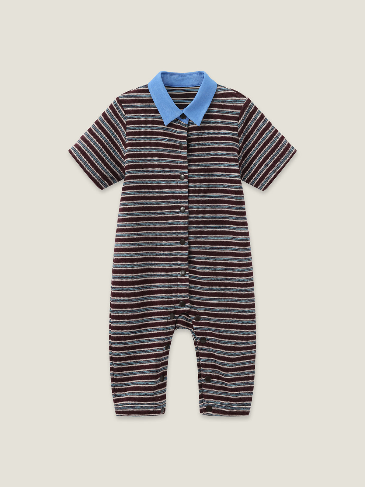 Kins Class Striped Family Polo Shirt & Pants Set
