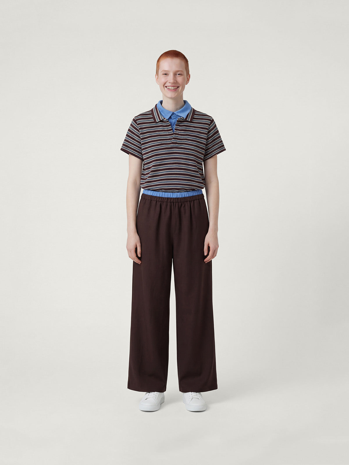 Kins Class Striped Family Polo Shirt & Pants Set