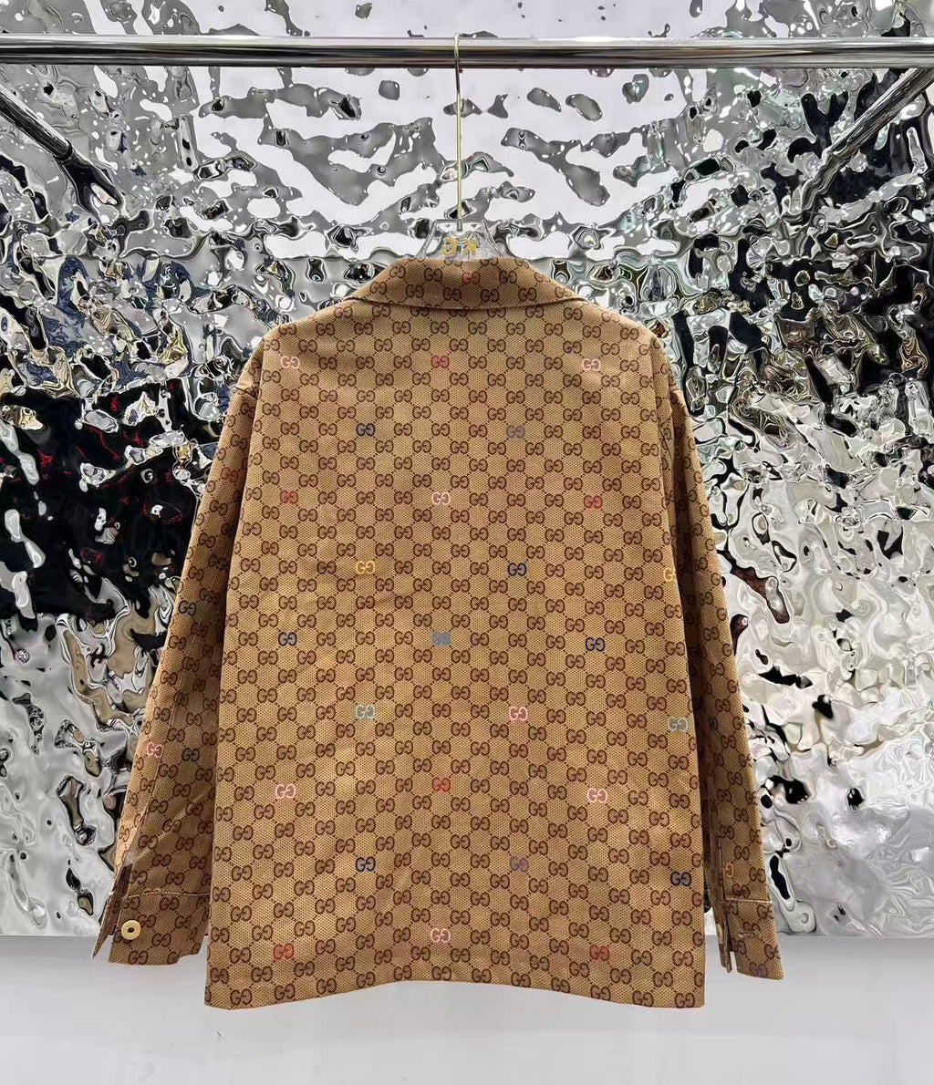 Fashion Women's printed shirt jacket 0725103003