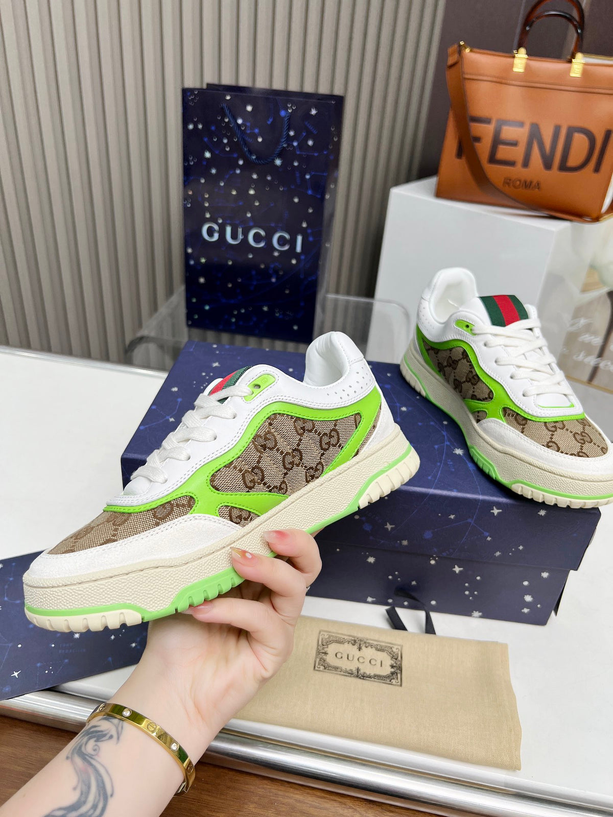 Women's fashionable printed sports shoes 0725123003
