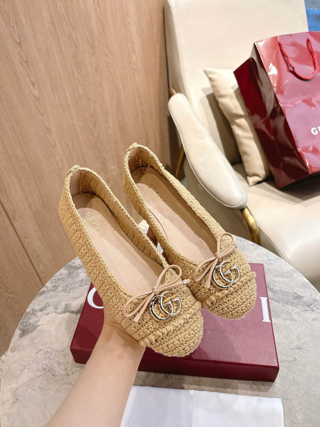 woven flat shoes 0725101407