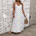Classic Print V-Neck Pocket Cami Dress 3D1026071013
