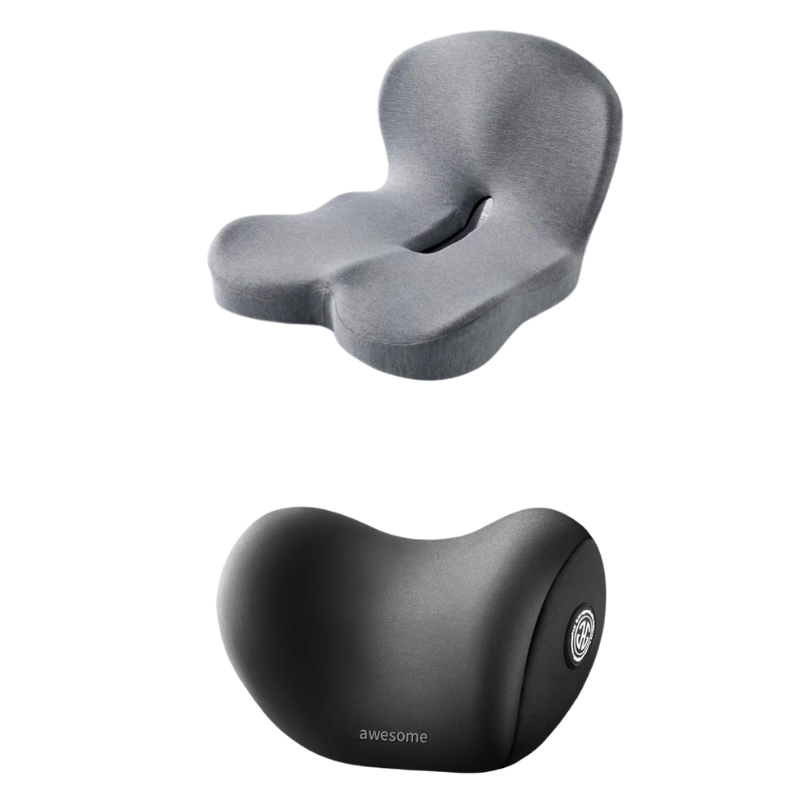 💎 50% OFF! 💎 Non-Slip Memory Foam Seat Cushion – Sciatica Relief, Breathable Mesh & Universal Fit for Car, Office & Wheelchair