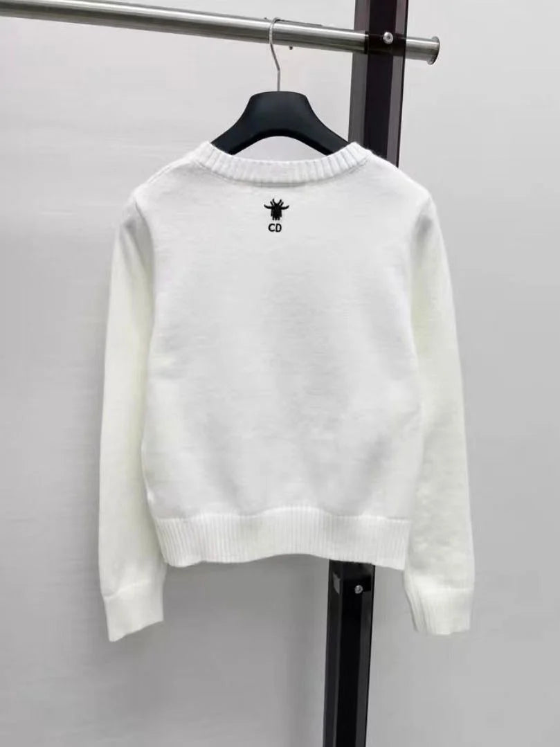 New Fashion Women DIO Crew Neck Knit Sweater PD1326091803