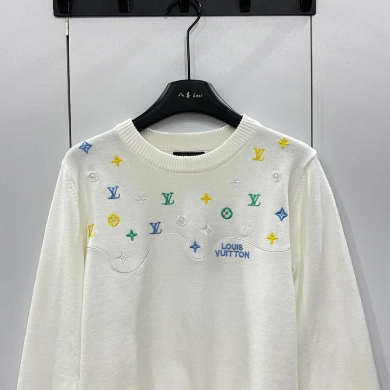New Fashion Women's L Crew Knit Sweater DM1326091827
