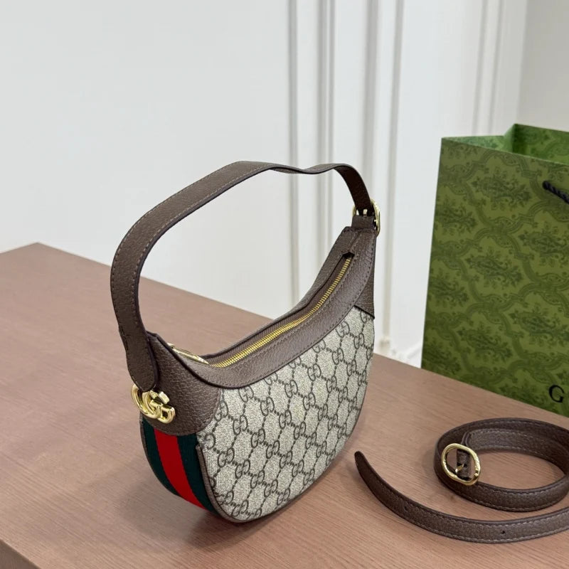 New Fashion Women's GG Monogram Hobo Underarm Shoulder Bag CWT1326090715
