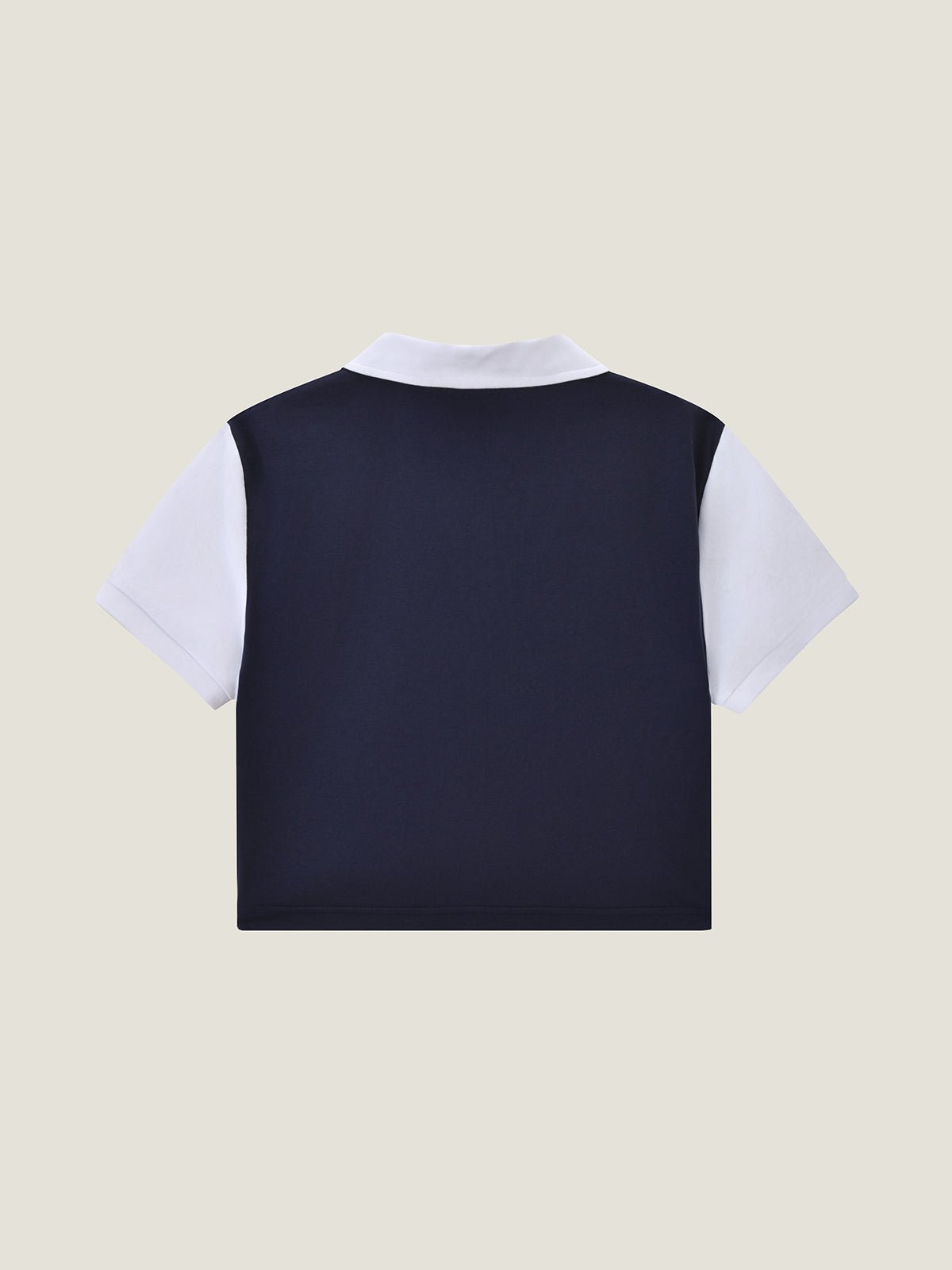 Princess Collar Family Matching Crop Polo Tee For Adults | KINS CLASS