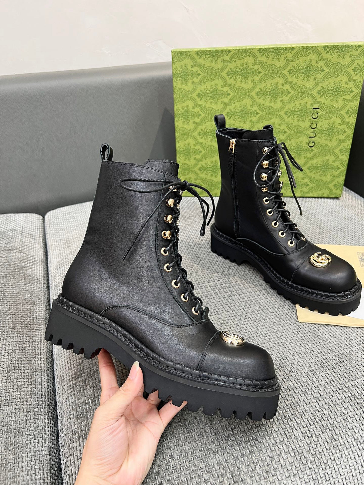 's new fashionable leather boots 0725090802