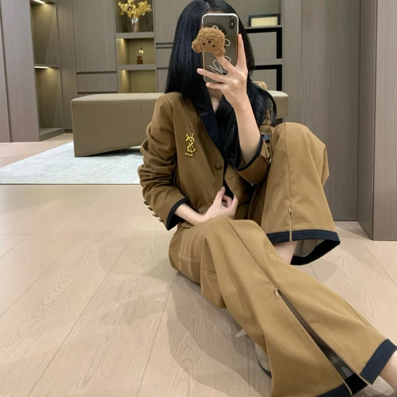 New Fashion Women‘s Cropped Blazer Set TZ1326091515