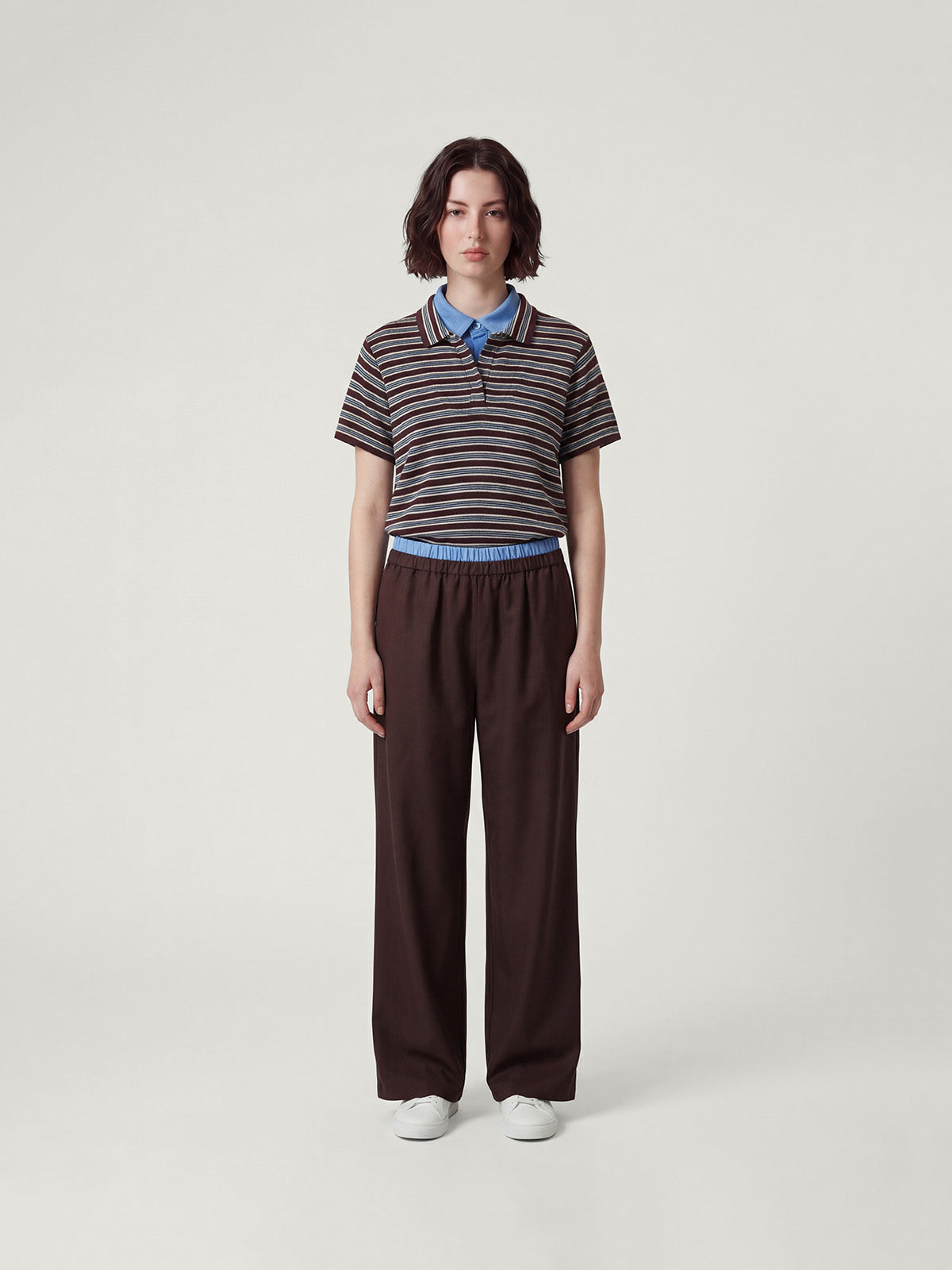 Kins Class Striped Family Polo Shirt & Pants Set