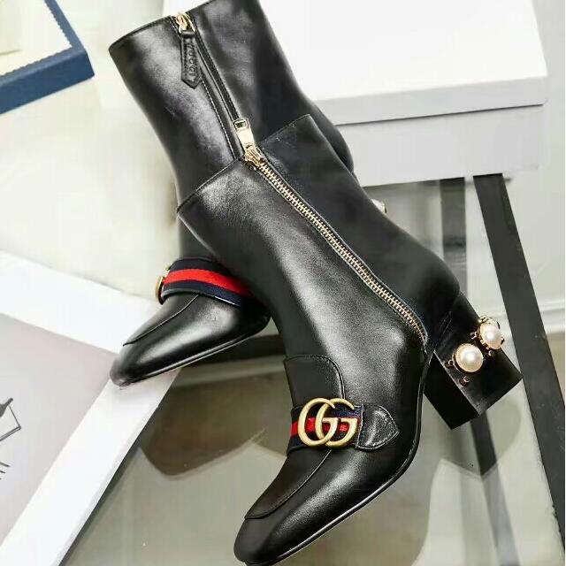 Fashion chunky-heeled ankle boots 0725090811