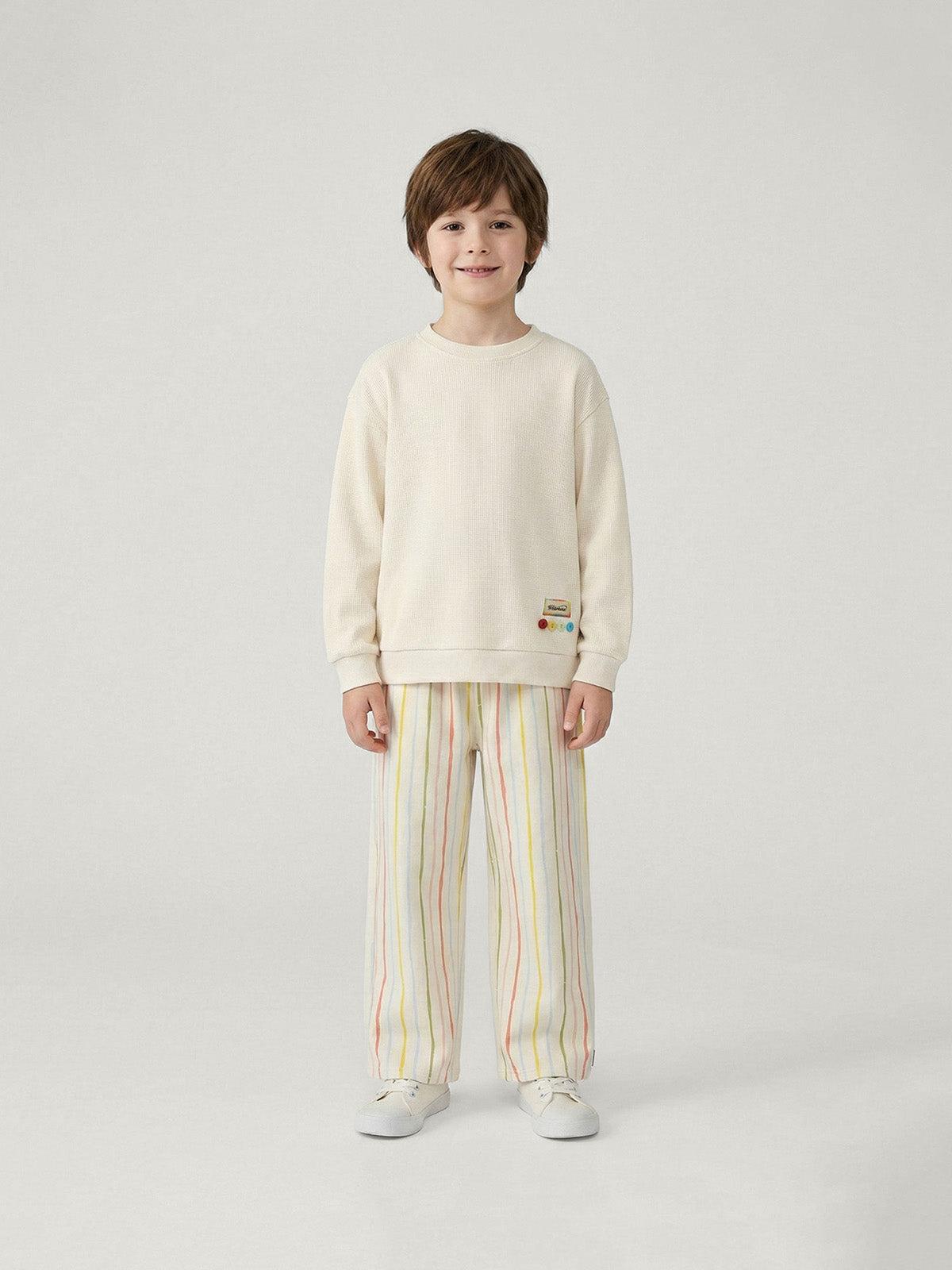 Cozy Nest Fluffy Family Matching Cotton 2-Piece Pajamas Sleepwear Set