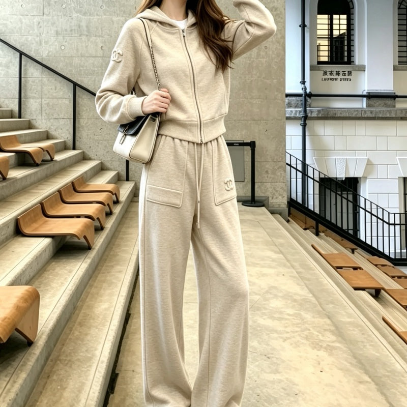 New Fashion Women's CC Casual 2-Piece Outfit Set DM1326092420