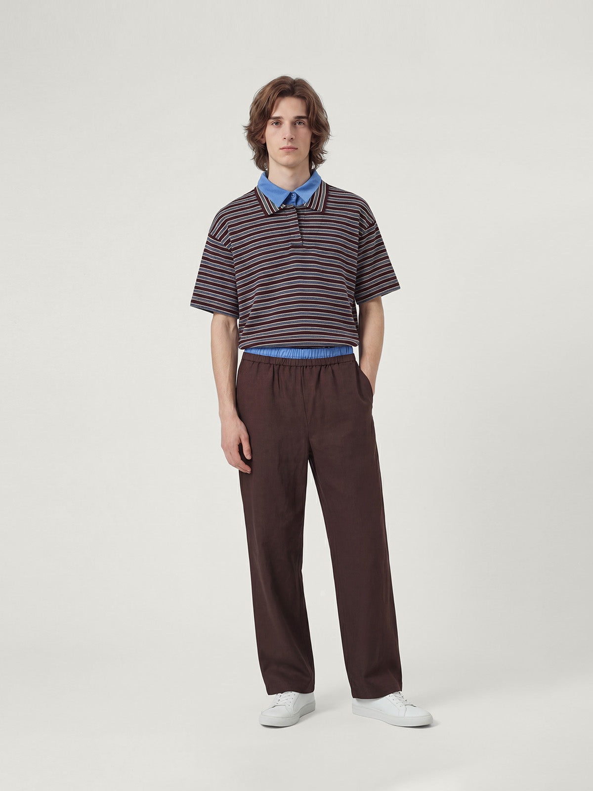 Kins Class Adults’ Striped Tee & Pants Set