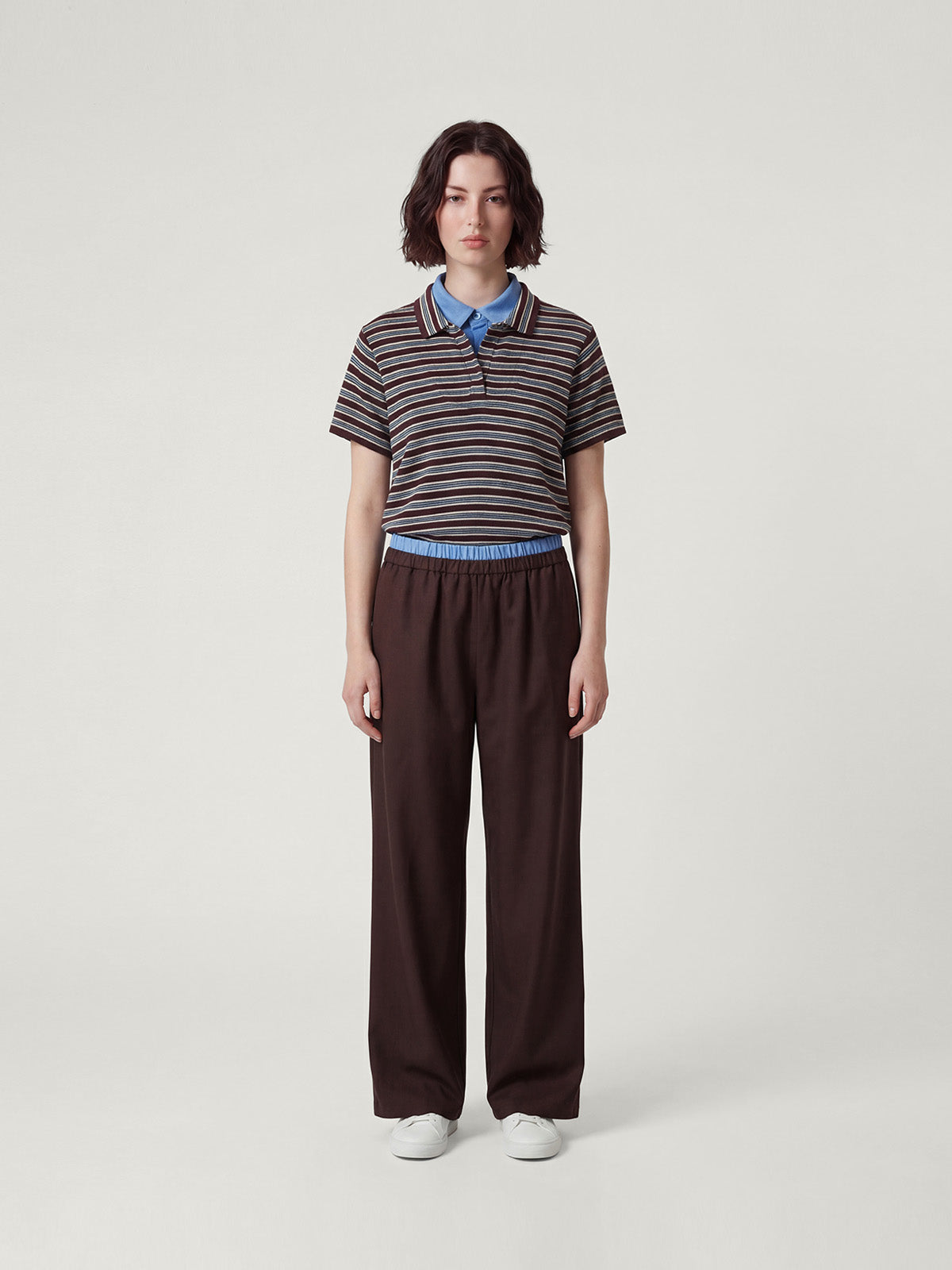 Kins Class Adults’ Striped Tee & Pants Set