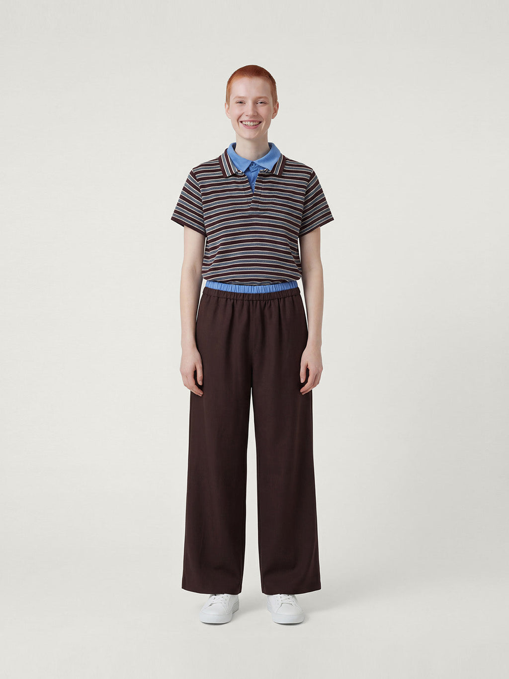 Kins Class Adults’ Striped Tee & Pants Set