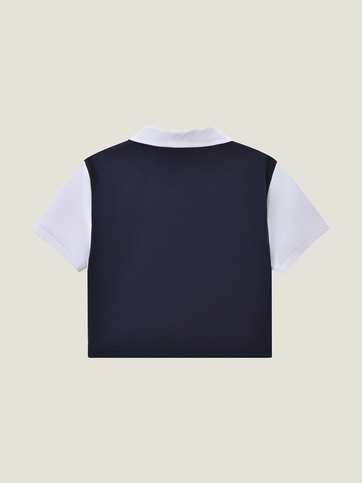 Princess Collar Family Matching Crop Polo Tee For Adults | KINS CLASS