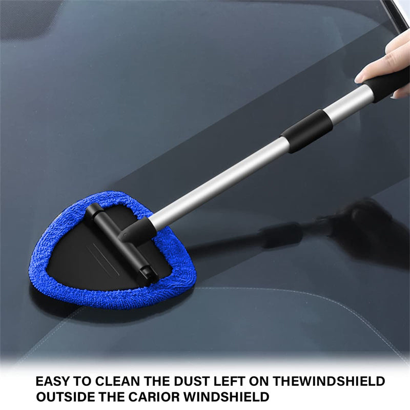 Car windshield cleaning tool kit – extendable and 180° swivel